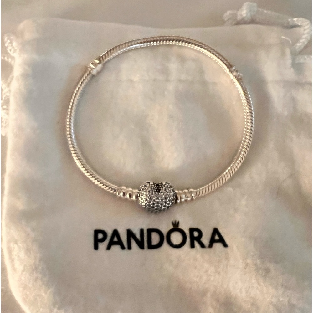 Pandora Moments Sterling Silver Snake Chain Bracelet